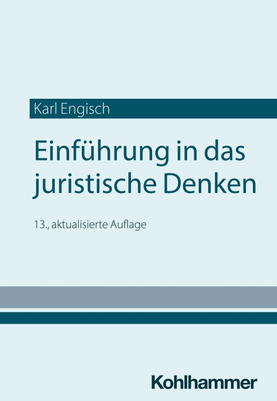 Cover-Bild Einführung in das juristische Denken