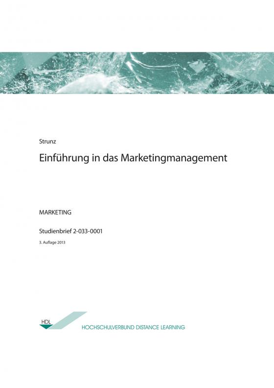 Cover-Bild Einführung in das Marketingmanagement