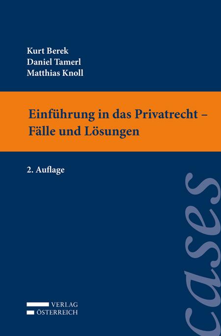 Cover-Bild Einführung in das Privatrecht - Fälle und Lösungen