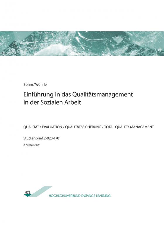 Cover-Bild Einführung in das Qualitätsmanagement in der Sozialen Arbeit