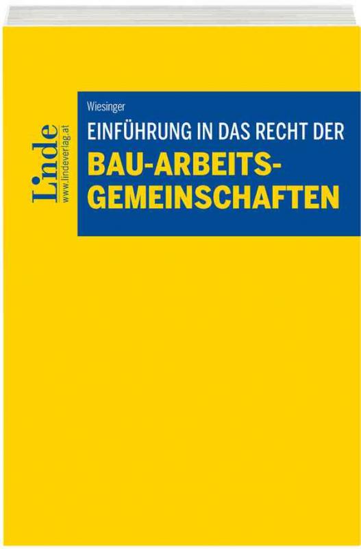 Cover-Bild Einführung in das Recht der Bau-Arbeitsgemeinschaften