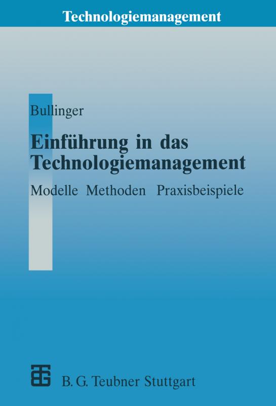 Cover-Bild Einführung in das Technologiemanagement