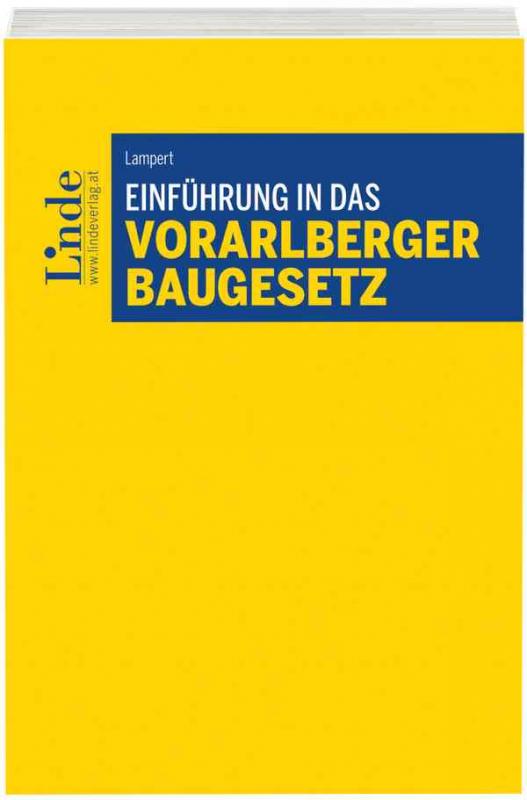 Cover-Bild Einführung in das Vorarlberger Baugesetz