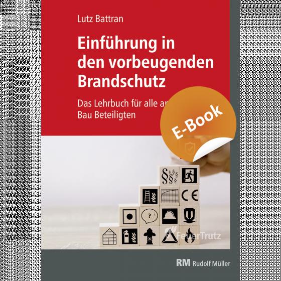 Cover-Bild Einführung in den vorbeugenden Brandschutz - E-Book (PDF)