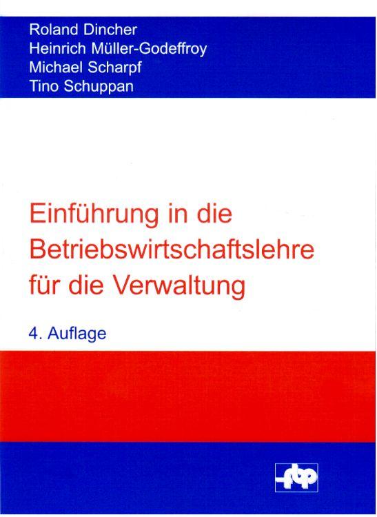 Cover-Bild Einführung in die Betriebswirtschaftslehre für die Verwaltung