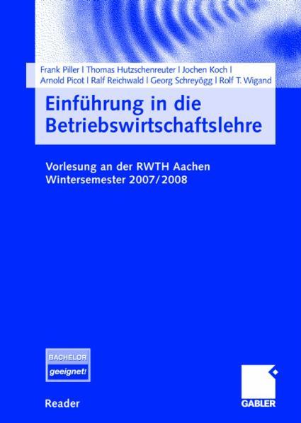 Cover-Bild Einführung in die Betriebswirtschaftslehre