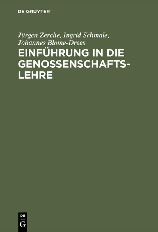 Cover-Bild Einführung in die Genossenschaftslehre