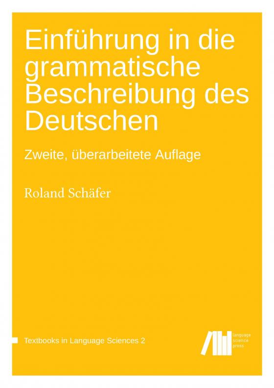 Cover-Bild Einführung in die grammatische Beschreibung des Deutschen