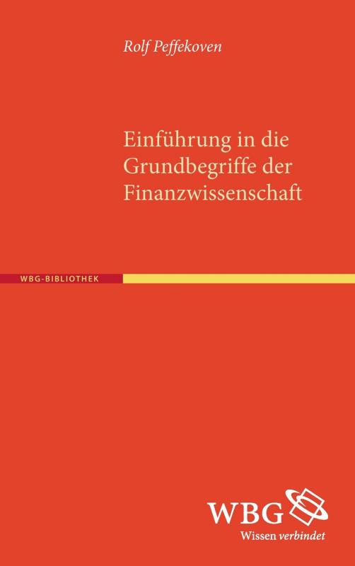 Cover-Bild Einführung in die Grundbegriffe der Finanzwissenschaft