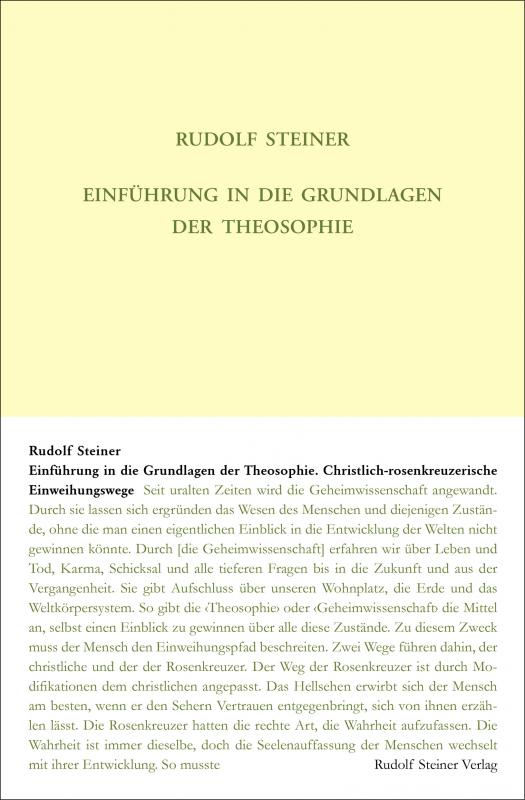 Cover-Bild Einführung in die Grundlagen der Theosophie