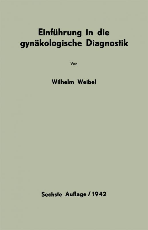 Cover-Bild Einführung in die gynäkologische Diagnostik