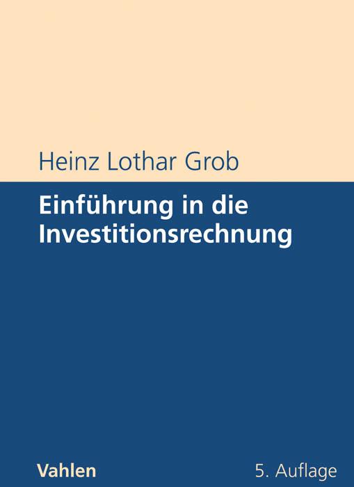 Cover-Bild Einführung in die Investitionsrechnung
