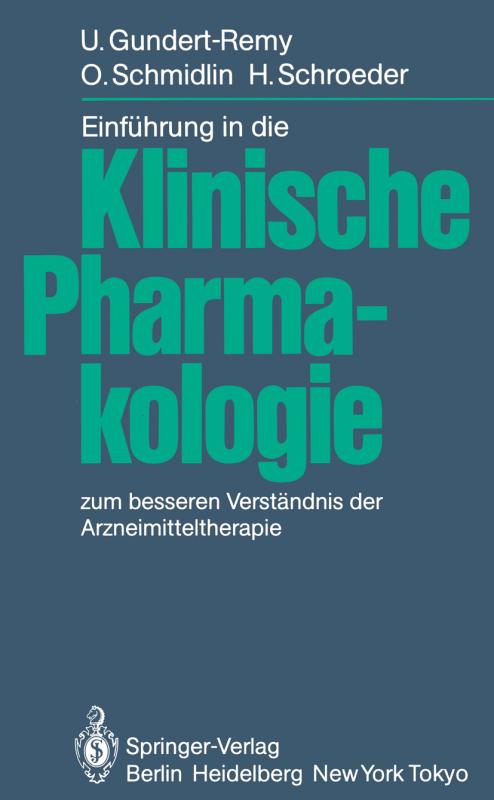 Cover-Bild Einführung in die Klinische Pharmakologie