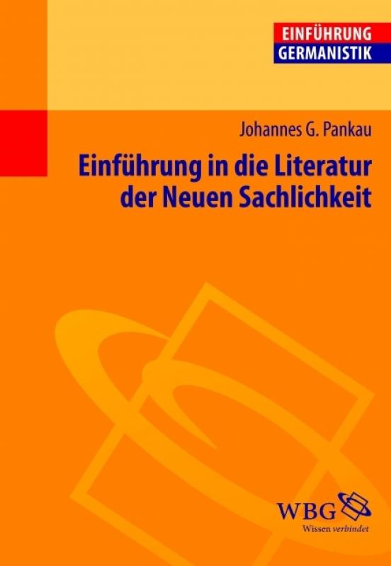 Cover-Bild Einführung in die Literatur der Neuen Sachlichkeit