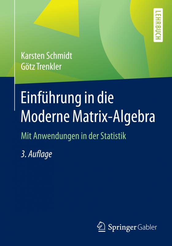 Cover-Bild Einführung in die Moderne Matrix-Algebra