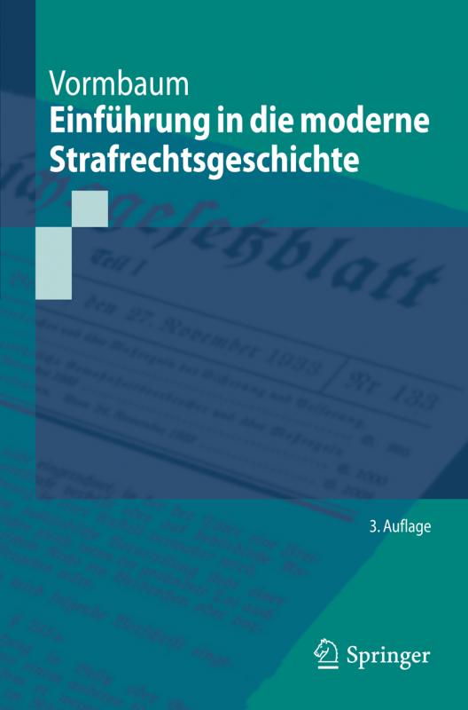 Cover-Bild Einführung in die moderne Strafrechtsgeschichte