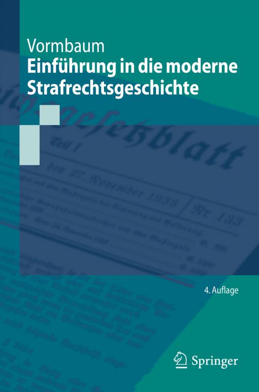 Cover-Bild Einführung in die moderne Strafrechtsgeschichte