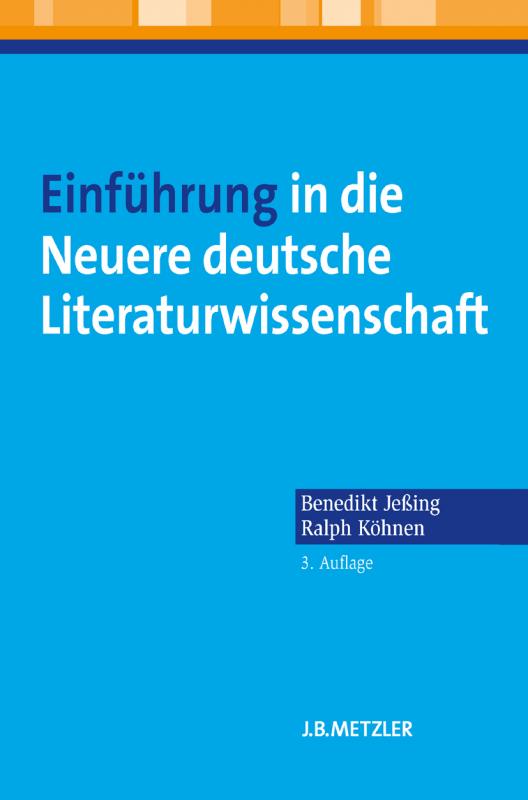 Cover-Bild Einführung in die Neuere deutsche Literaturwissenschaft