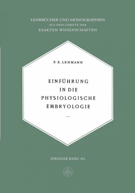 Cover-Bild Einführung in die Physiologische Embryologie