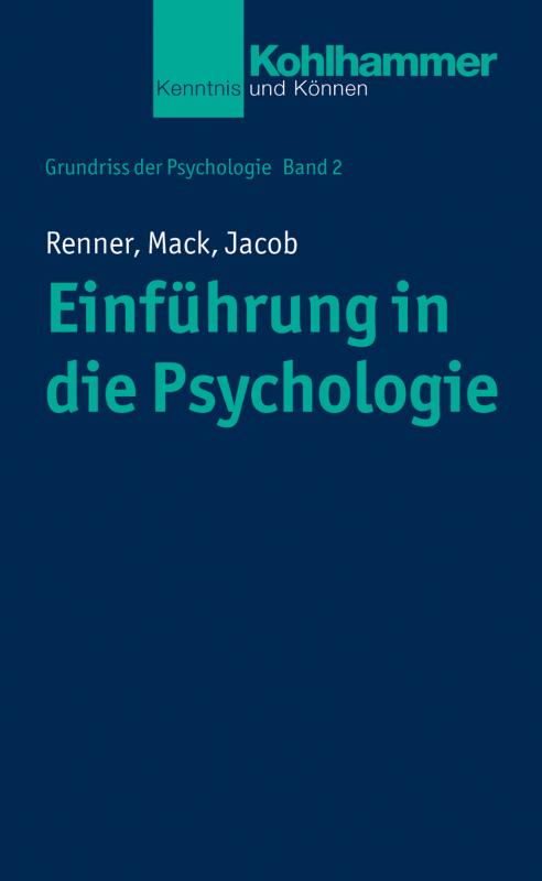 Cover-Bild Einführung in die Psychologie