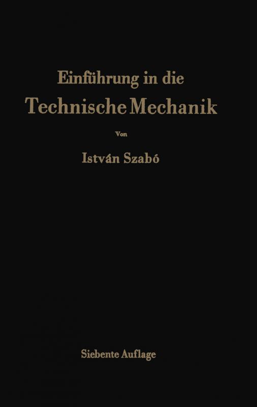 Cover-Bild Einführung in die Technische Mechanik