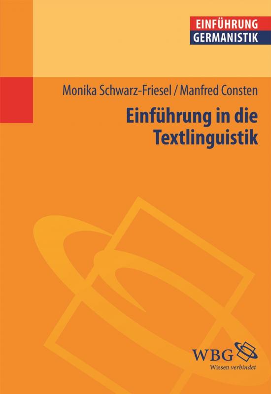 Cover-Bild Einführung in die Textlinguistik