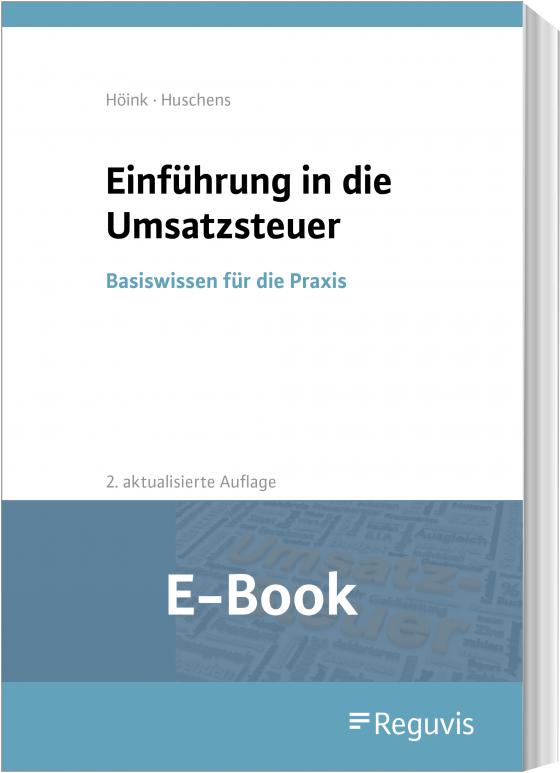 Cover-Bild Einführung in die Umsatzsteuer (E-Book)