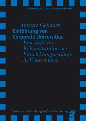 Cover-Bild Einführung von Corporate Universities