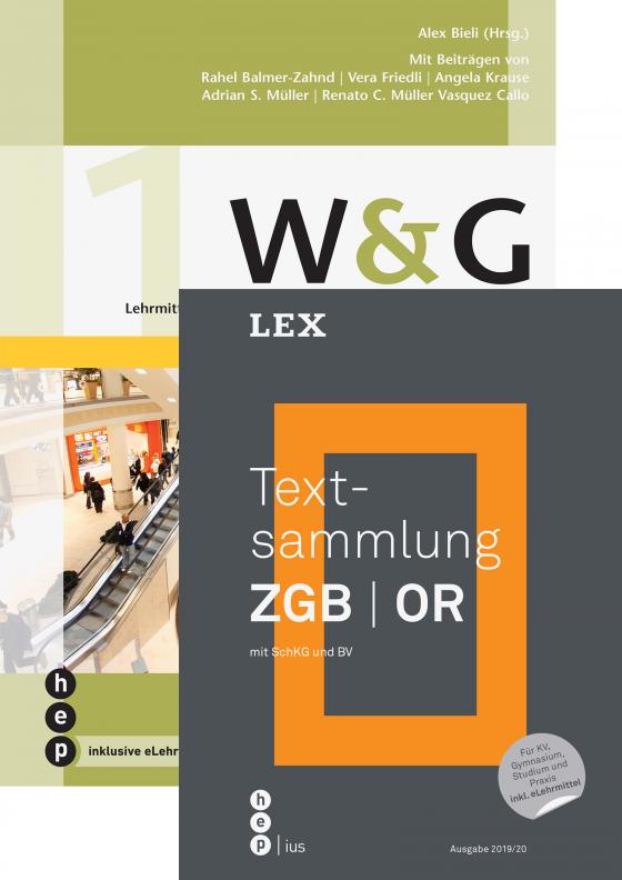 Cover-Bild Einführungsangebot «Textsammlung ZGB | OR» und «W&G 1»