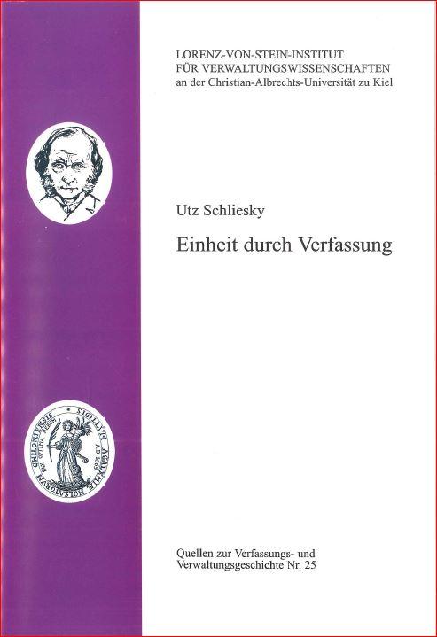 Cover-Bild Einheit durch Verfassung