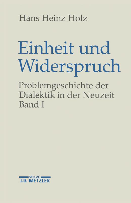 Cover-Bild Einheit und Widerspruch