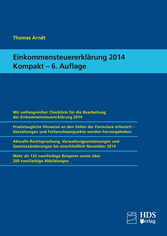 Cover-Bild Einkommensteuererklärung 2014 Kompakt