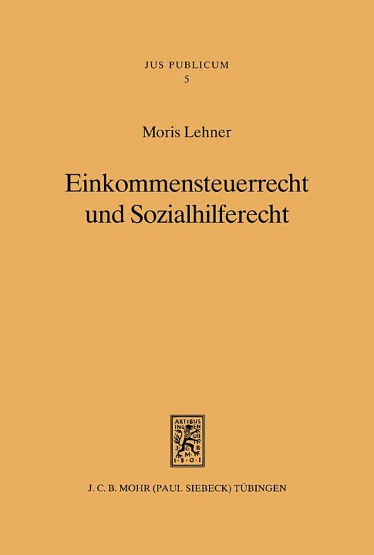 Cover-Bild Einkommensteuerrecht und Sozialhilferecht