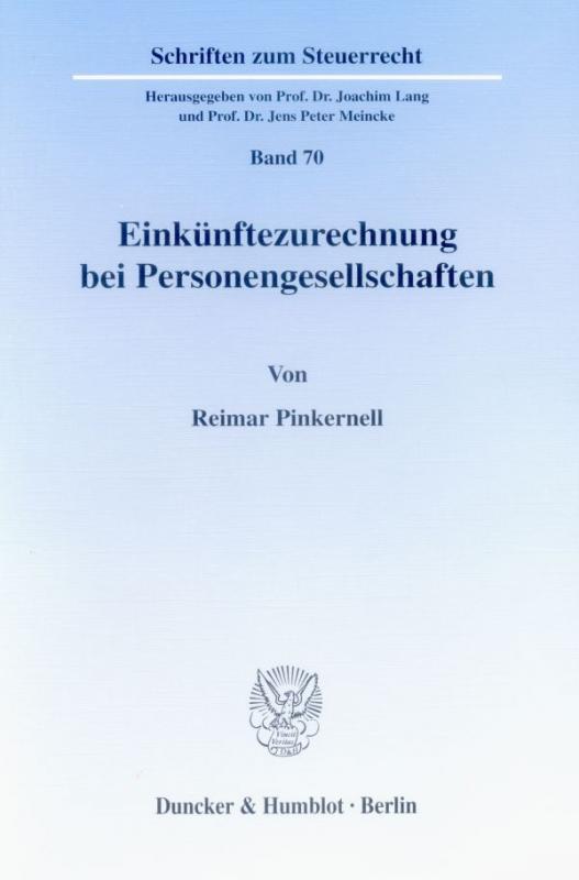 Cover-Bild Einkünftezurechnung bei Personengesellschaften.
