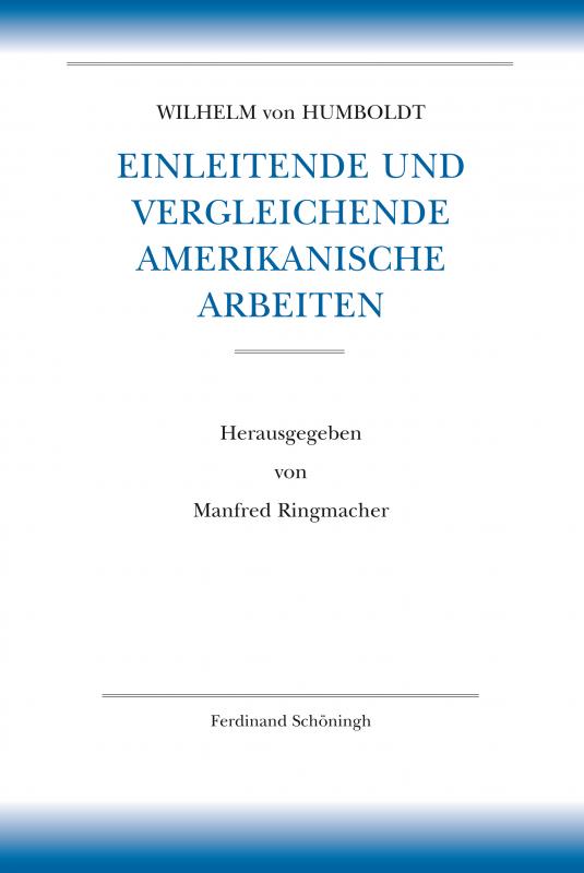 Cover-Bild Einleitende und vergleichende amerikanische Arbeiten