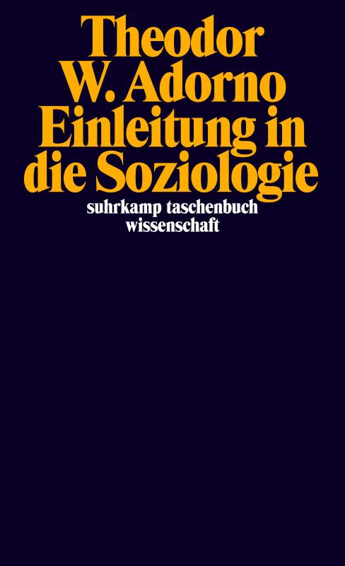 Cover-Bild Einleitung in die Soziologie (1968)