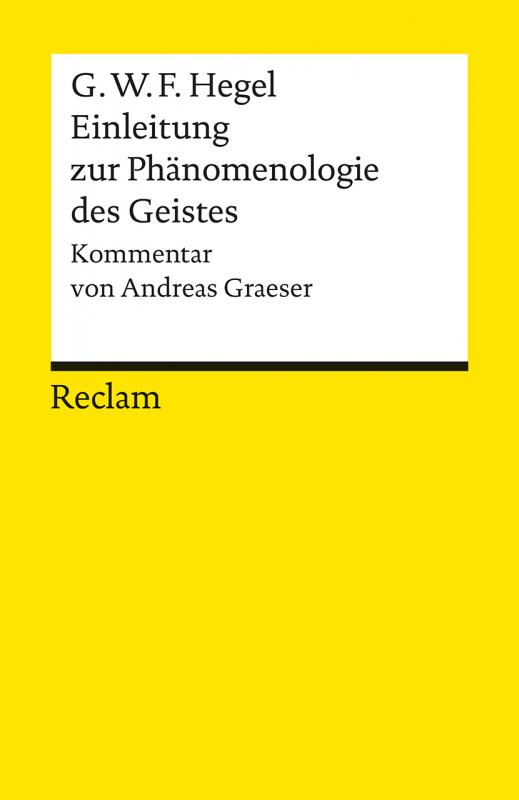 Cover-Bild Einleitung zur Phänomenologie des Geistes