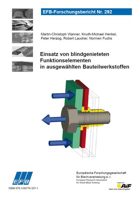 Cover-Bild Einsatz von blindgenieteten Funktionselementen in ausgewählten Bauteilwerkstoffen