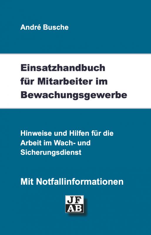 Cover-Bild Einsatzhandbuch Bewachungsgewerbe