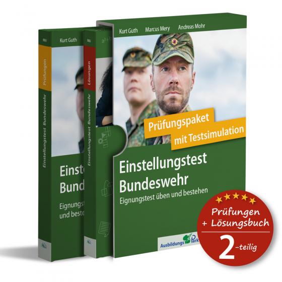 Cover-Bild Einstellungstest Bundeswehr: Prüfungspaket mit Testsimulation