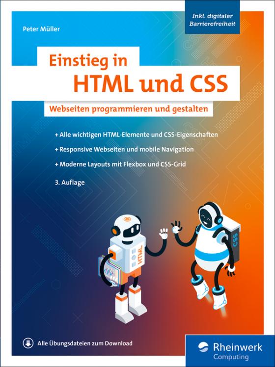 Cover-Bild Einstieg in HTML und CSS