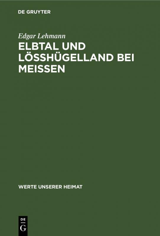 Cover-Bild Elbtal und Lösshügelland bei Meissen