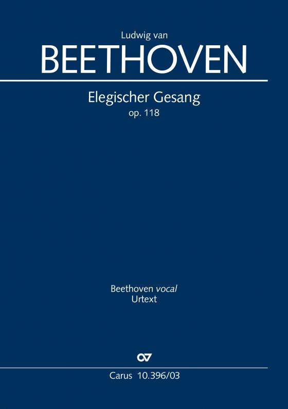 Cover-Bild Elegischer Gesang (Klavierauszug)