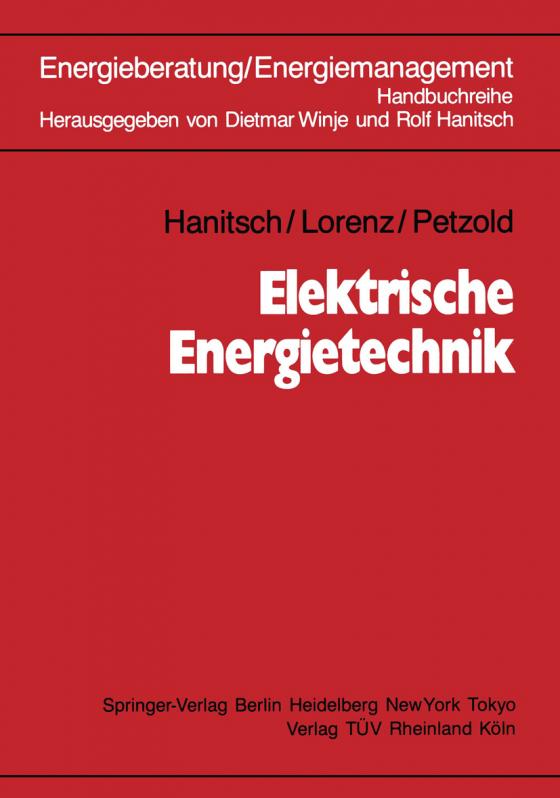 Cover-Bild Elektrische Energietechnik