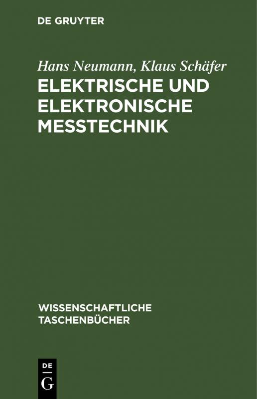 Cover-Bild Elektrische und elektronische Meßtechnik