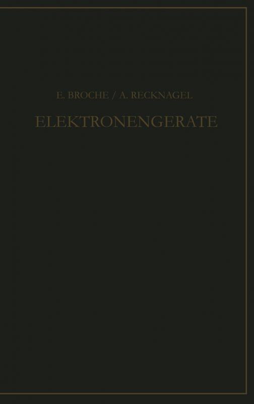 Cover-Bild Elektronengeräte