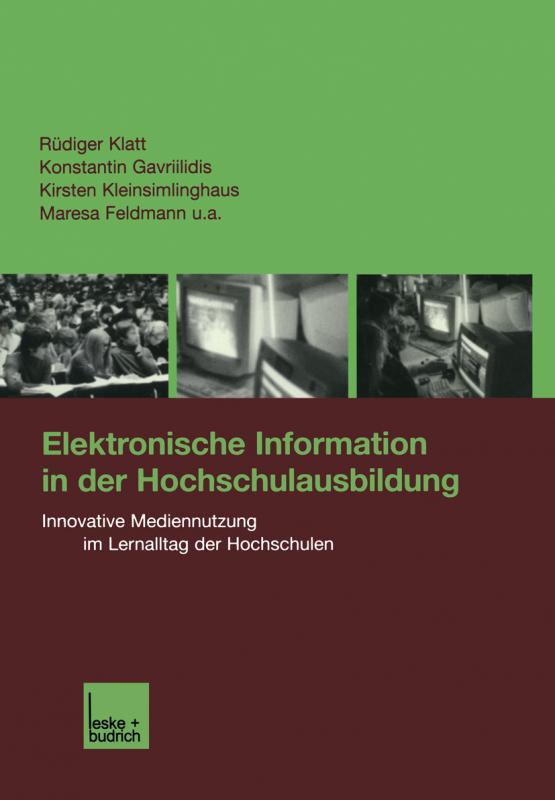 Cover-Bild Elektronische Information in der Hochschulausbildung