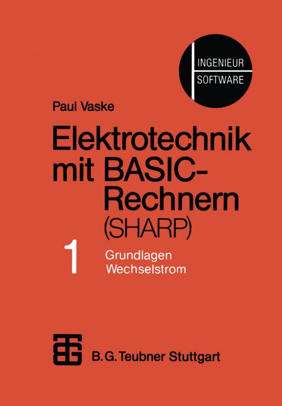 Cover-Bild Elektrotechnik mit BASIC-Rechnern (SHARP)