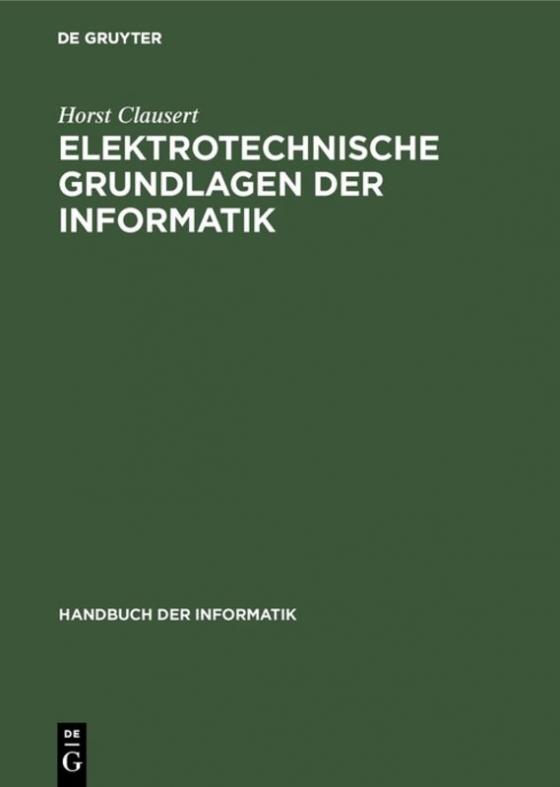 Cover-Bild Elektrotechnische Grundlagen der Informatik