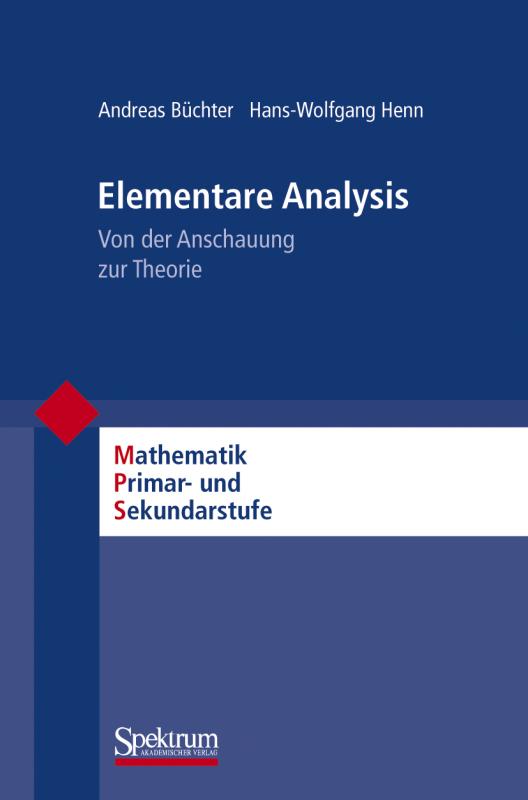 Cover-Bild Elementare Analysis